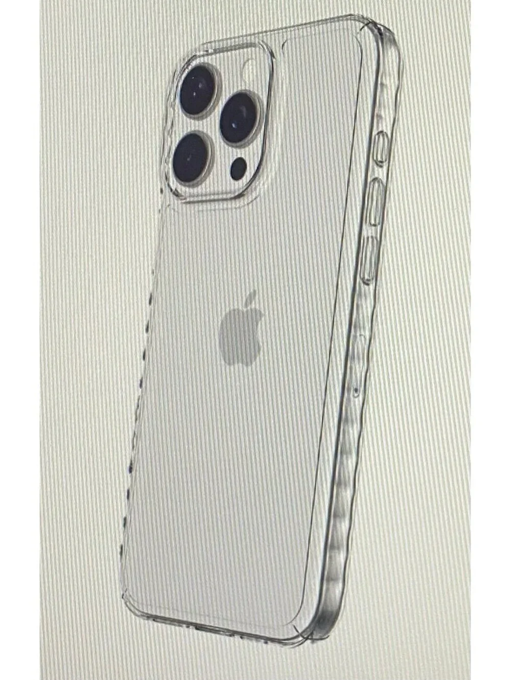 Onn Protective Gel Case for iPhone 16 Pro Max Clear